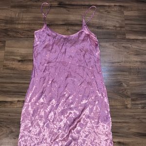 H&M divided pink slip dress size XS